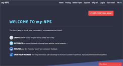 Desktop Screenshot of my-nps.com
